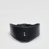 black leather collar lingerie